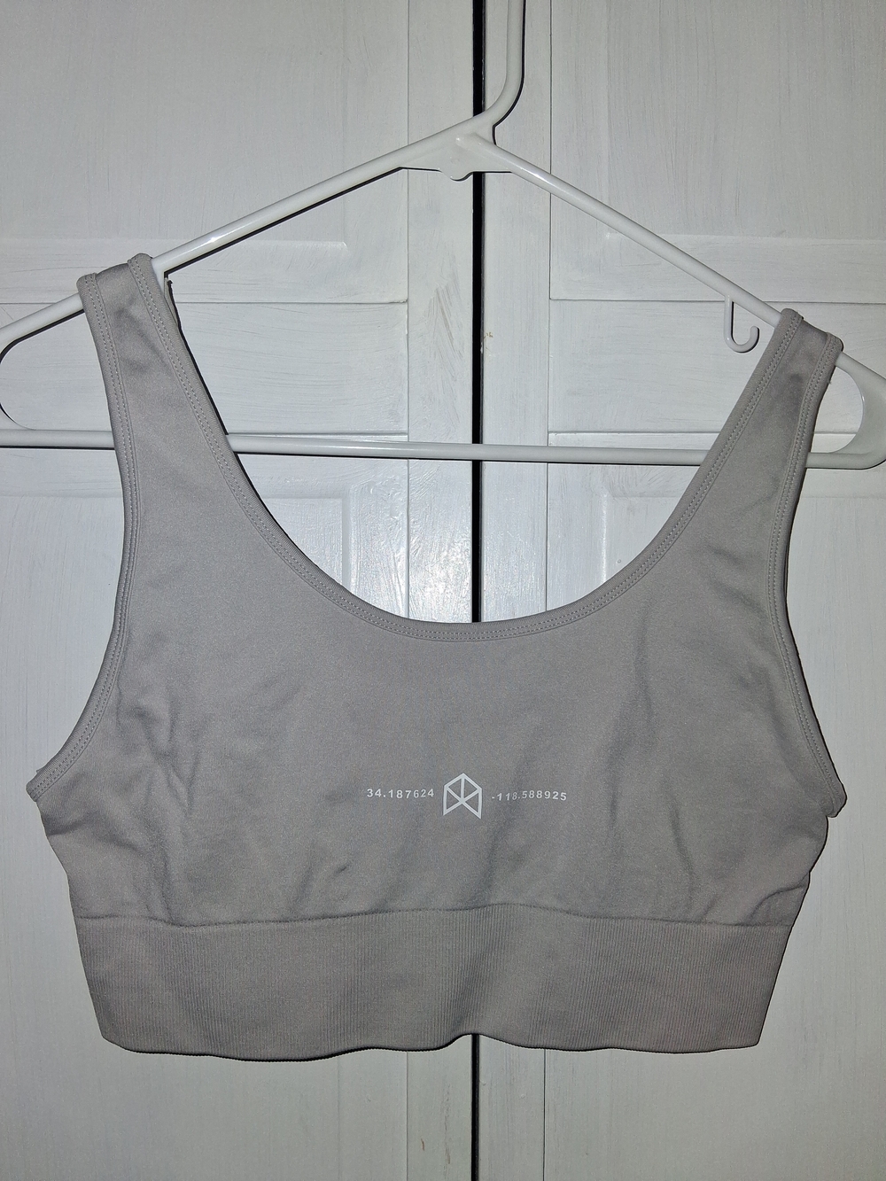 Rawgear Seamless Light Support Grey Sports Bralette